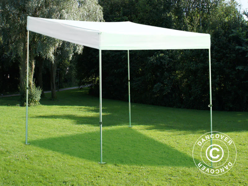 Foldetelt FleXtents PRO Trapezo 3x3m Hvid, inkl. 4 sider - Image 15