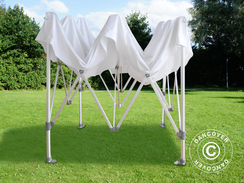 Foldetelt FleXtents PRO Trapezo 3x3m Hvid, inkl. 4 sider - Image 16