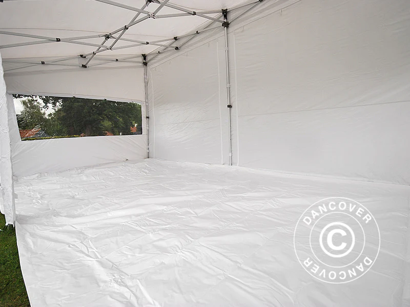 Foldetelt FleXtents PRO Trapezo 3x6m Hvid, inkl. 4 sider - Image 11