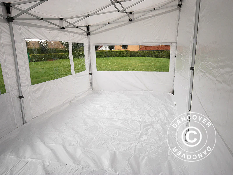 Foldetelt FleXtents PRO Trapezo 3x6m Hvid, inkl. 4 sider - Image 12