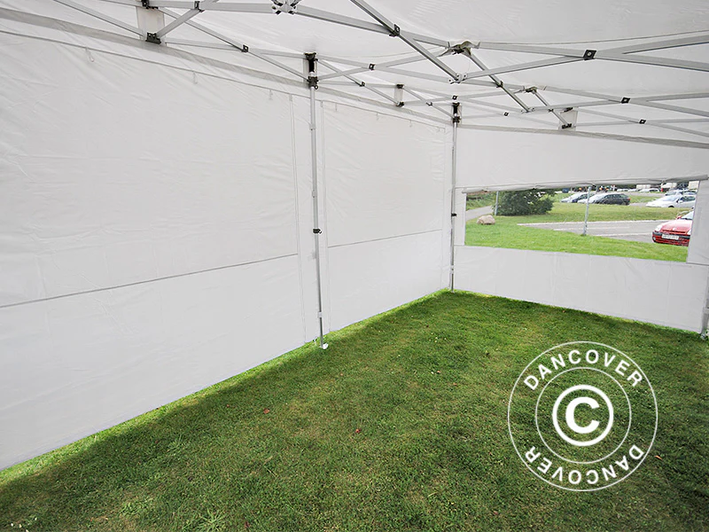 Foldetelt FleXtents PRO Trapezo 3x6m Hvid, inkl. 4 sider - Image 13