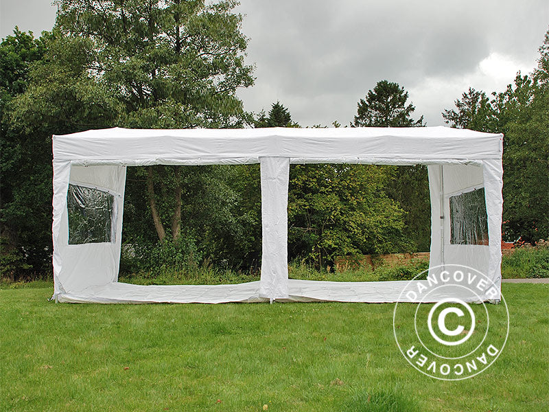 Foldetelt FleXtents PRO Trapezo 3x6m Hvid, inkl. 4 sider - Image 5