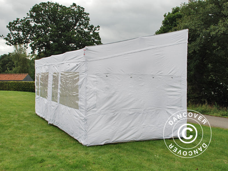 Foldetelt FleXtents PRO Trapezo 3x6m Hvid, inkl. 4 sider - Image 9