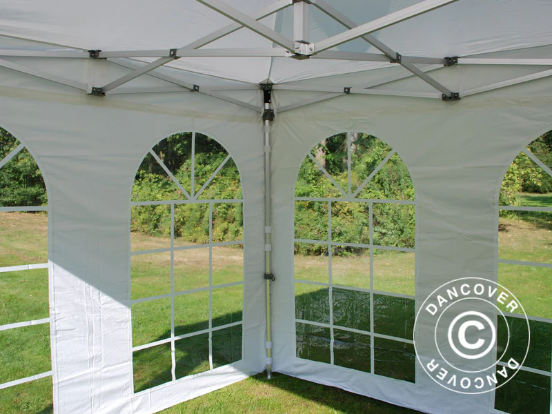 Foldetelt FleXtents PRO Vintage Style 3x3m Hvid, inkl. 4 sider - Image 15