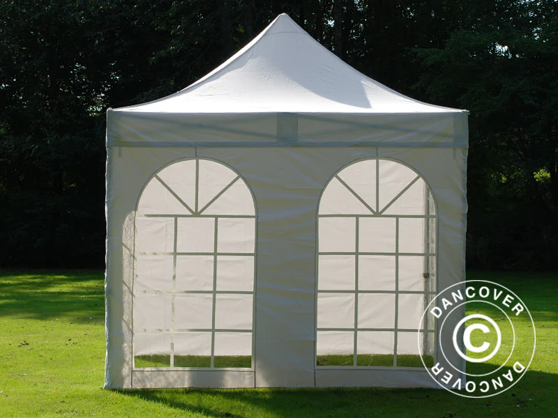 Foldetelt FleXtents PRO Vintage Style 3x3m Hvid, inkl. 4 sider - Image 19