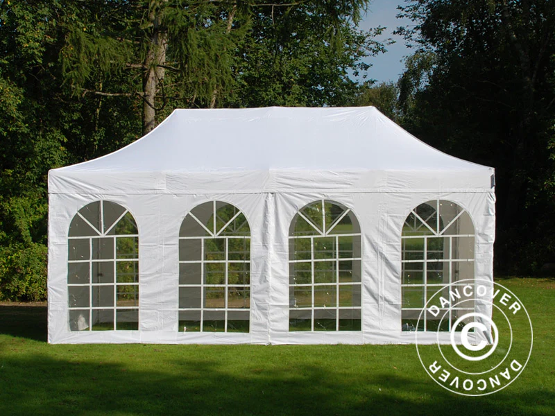 Foldetelt FleXtents PRO Vintage Style 3x6m Hvid, inkl. 6 sider - Image 35