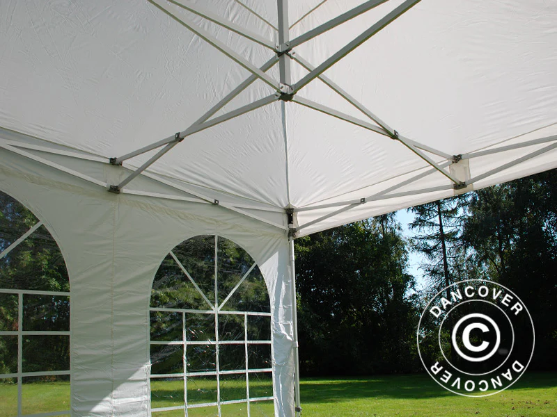 Foldetelt FleXtents PRO Vintage Style 4x4m Hvid, inkl. 4 sider - Image 12