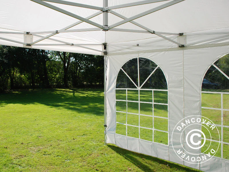Foldetelt FleXtents PRO Vintage Style 4x4m Hvid, inkl. 4 sider - Image 13
