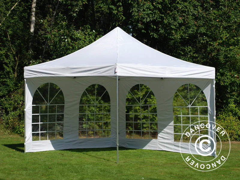 Foldetelt FleXtents PRO Vintage Style 4x4m Hvid, inkl. 4 sider - Image 19