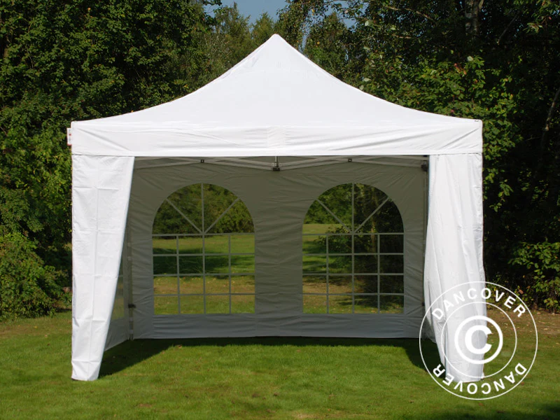 Foldetelt FleXtents PRO Vintage Style 4x4m Hvid, inkl. 4 sider - Image 5