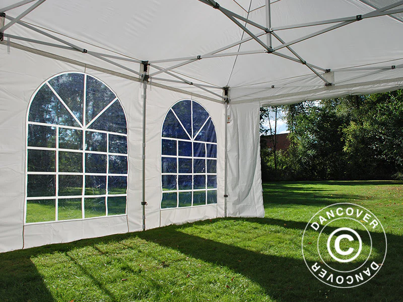 Foldetelt FleXtents PRO Vintage Style 4x6m Hvid, inkl. 8 sider - Image 14