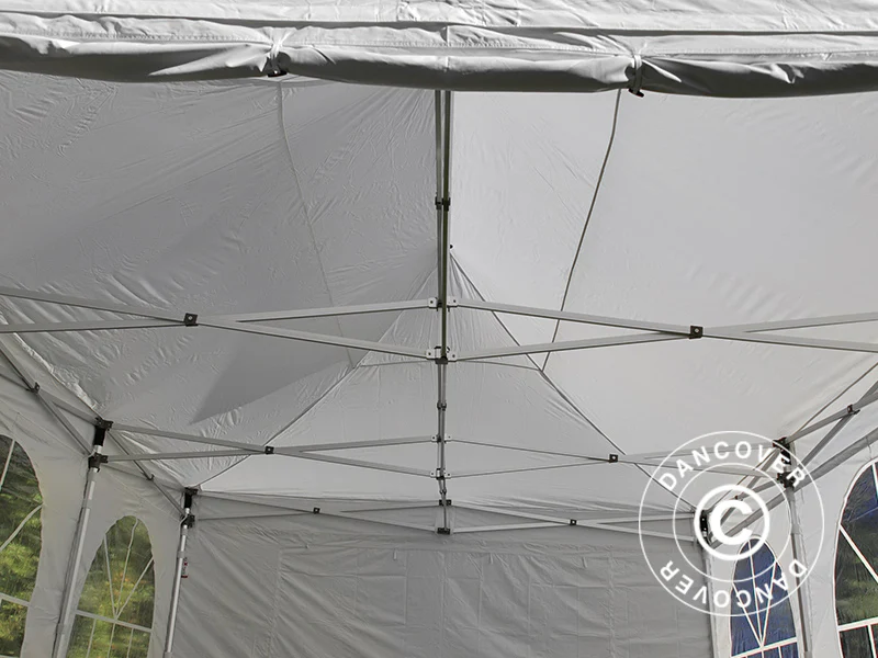 Foldetelt FleXtents PRO Vintage Style 4x6m Hvid, inkl. 8 sider - Image 17