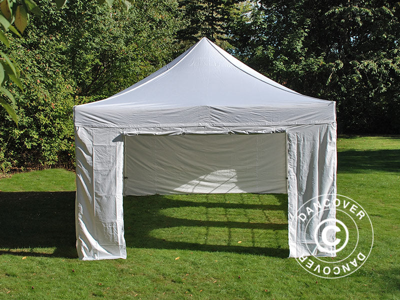 Foldetelt FleXtents PRO Vintage Style 4x6m Hvid, inkl. 8 sider - Image 22