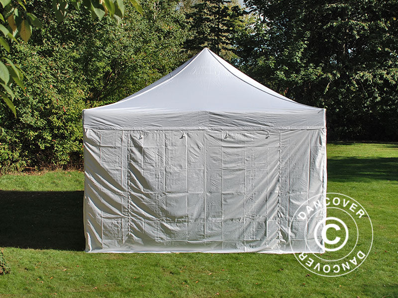 Foldetelt FleXtents PRO Vintage Style 4x6m Hvid, inkl. 8 sider - Image 26