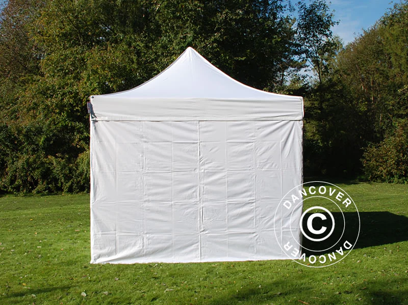 Foldetelt FleXtents Steel 3x3m Hvid, inkl. 4 sider - Image 3