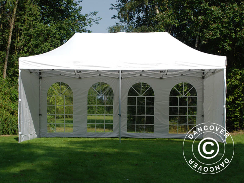 Foldetelt FleXtents Steel 3x6m Hvid, inkl. 4 sider - Image 6