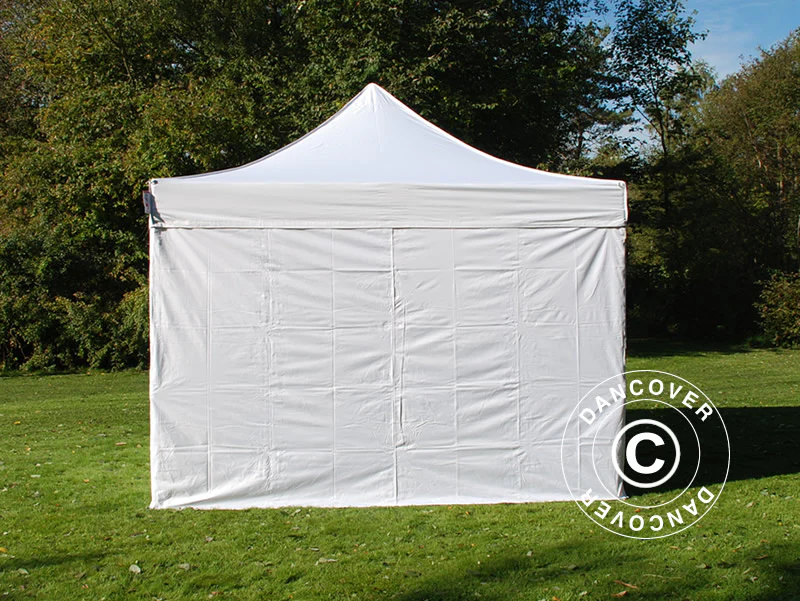 Foldetelt FleXtents Steel 4x4m Hvid, inkl. 4 sider - Image 4