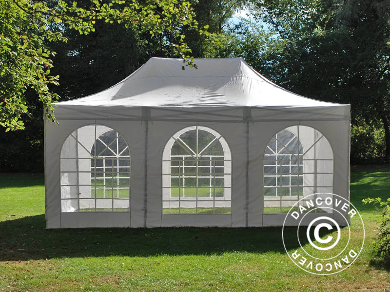 Foldetelt FleXtents Steel 4x6m Hvid, inkl. 4 sider - Image 7