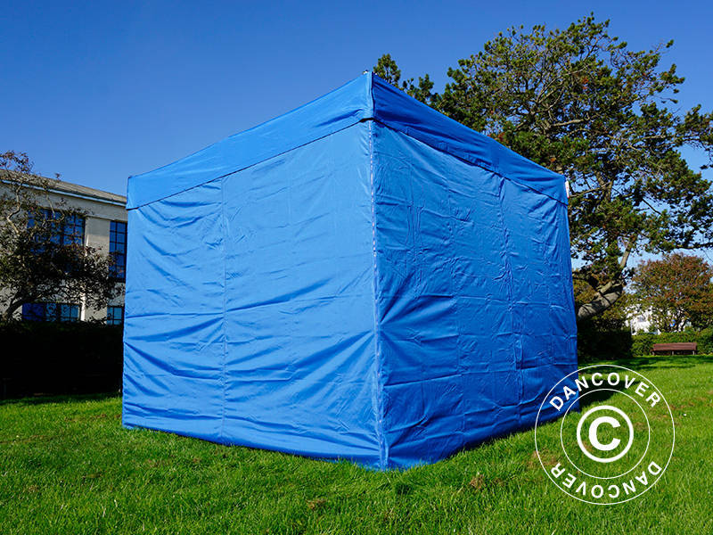 Foldetelt FleXtents Xtreme 50 3x3m Blå, inkl. 4 sider - Image 2