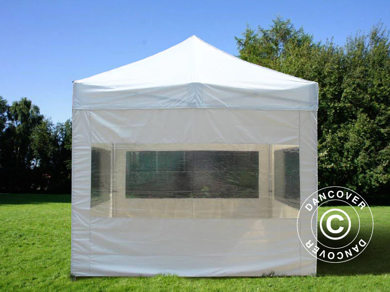 Foldetelt FleXtents Xtreme 50 3x3m Hvid, inkl. 4 sider - Image 3