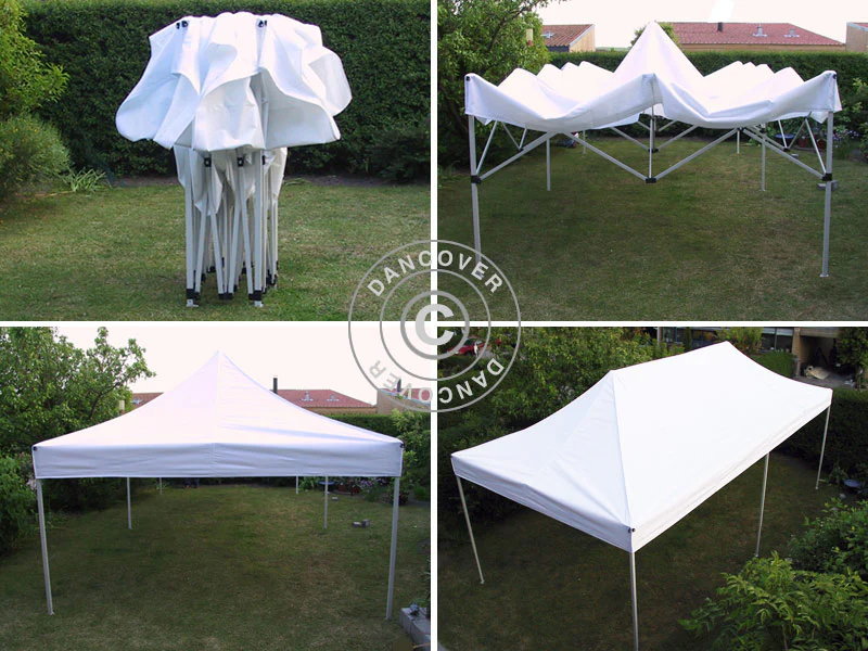 Foldetelt FleXtents Xtreme 50 3x6m Blå, inkl. 6 sider - Image 6