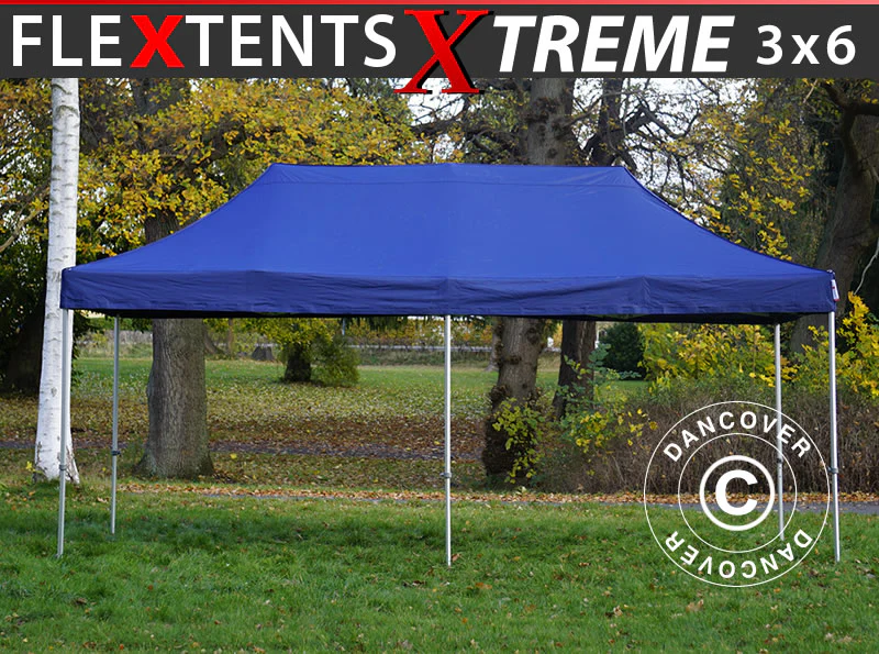 Foldetelt FleXtents Xtreme 50 3x6m Mørk blå