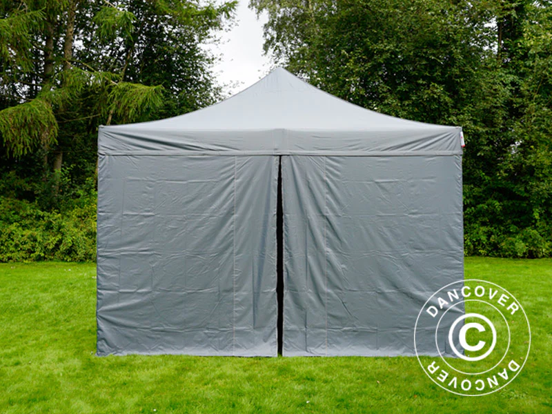 Foldetelt FleXtents Xtreme 50 4x4m Grå, inkl. 4 sider - Image 4