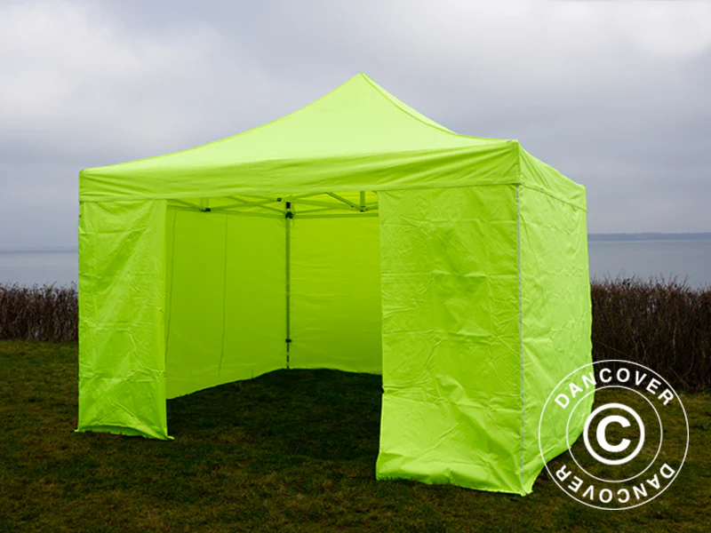 Foldetelt FleXtents Xtreme 50 4x4m Neongul/grøn, inkl. 4 sider - Image 11