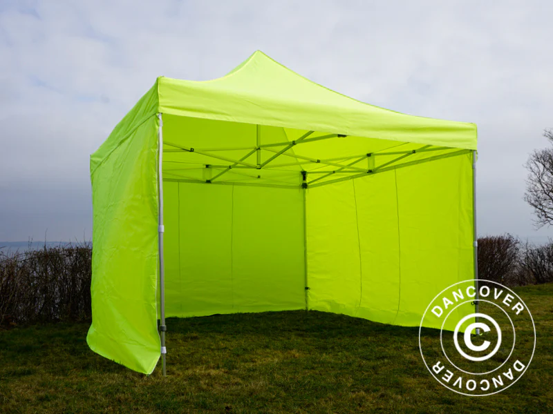 Foldetelt FleXtents Xtreme 50 4x4m Neongul/grøn, inkl. 4 sider - Image 14