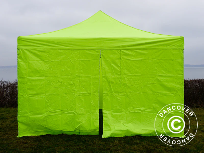 Foldetelt FleXtents Xtreme 50 4x4m Neongul/grøn, inkl. 4 sider - Image 3