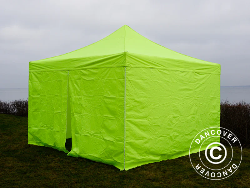 Foldetelt FleXtents Xtreme 50 4x4m Neongul/grøn, inkl. 4 sider - Image 5