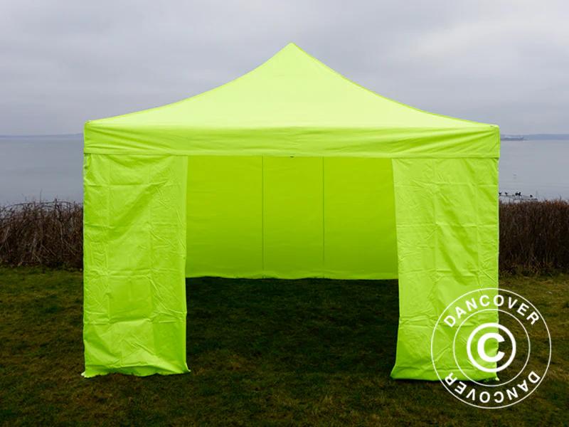 Foldetelt FleXtents Xtreme 50 4x4m Neongul/grøn, inkl. 4 sider - Image 9