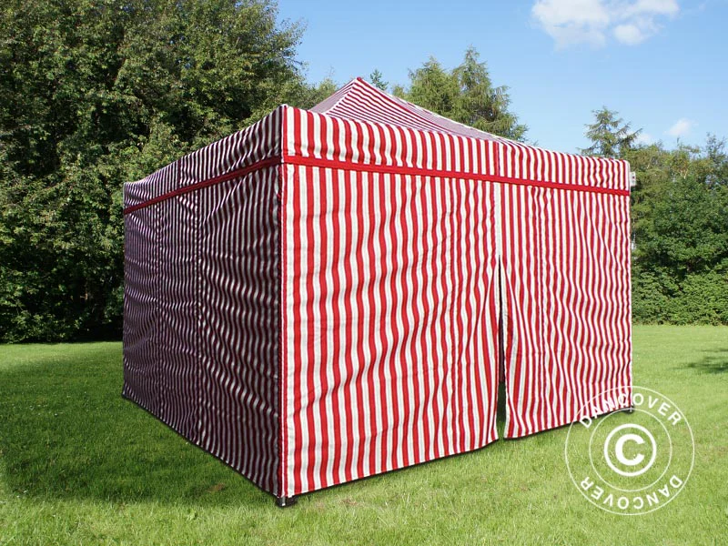 Foldetelt FleXtents Xtreme 50 4x4m Stribet, inkl. 4 sider - Image 3