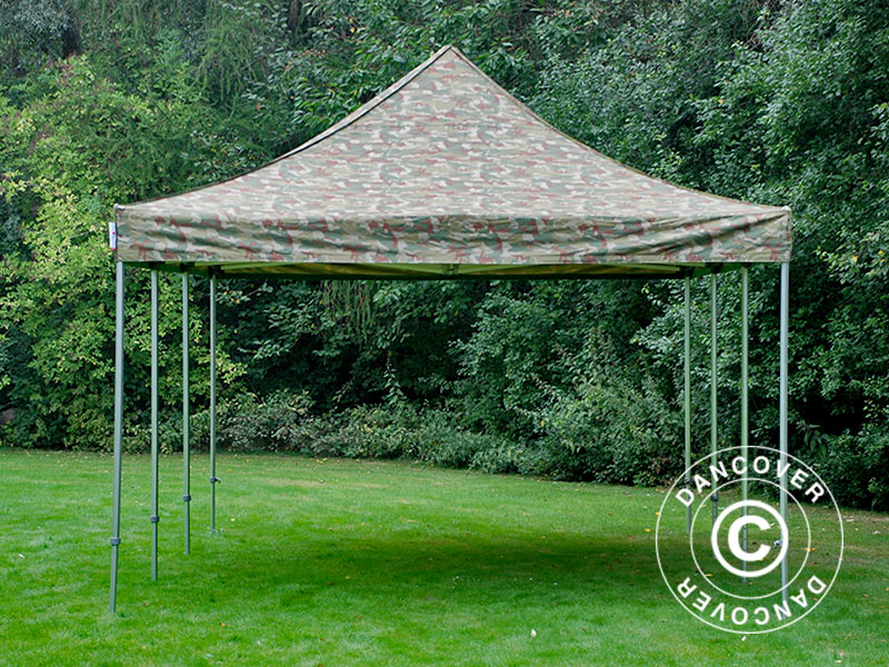 Foldetelt FleXtents Xtreme 50 4x6m Camouflage/Militær - Image 3