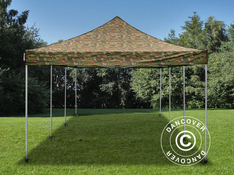 Foldetelt FleXtents Xtreme 50 4x6m Camouflage/Militær, inkl. 8 sider - Image 12