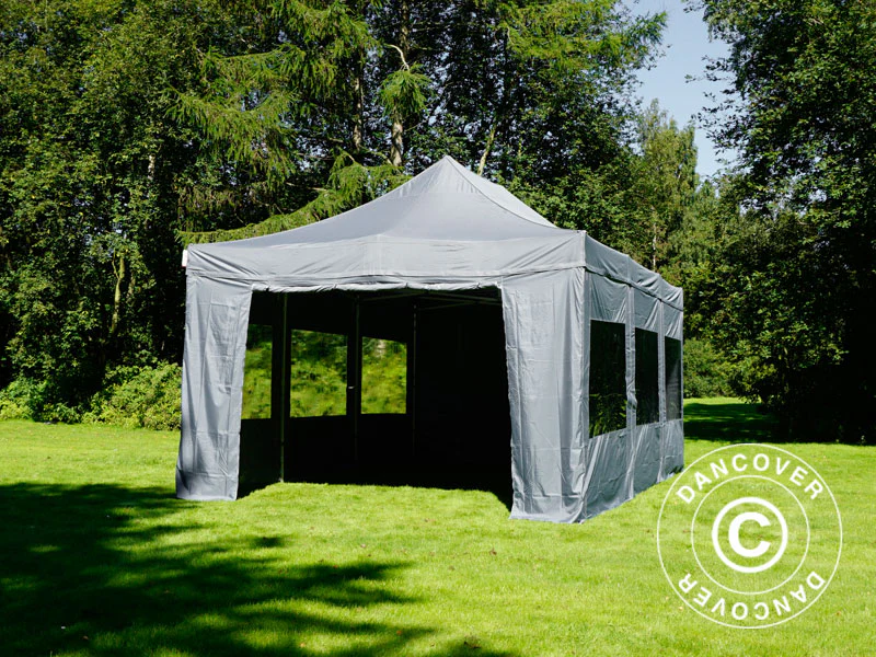 Foldetelt FleXtents Xtreme 50 4x6m Grå, inkl. 8 sider - Image 24