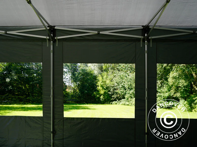 Foldetelt FleXtents Xtreme 50 4x6m Grå, inkl. 8 sider - Image 7