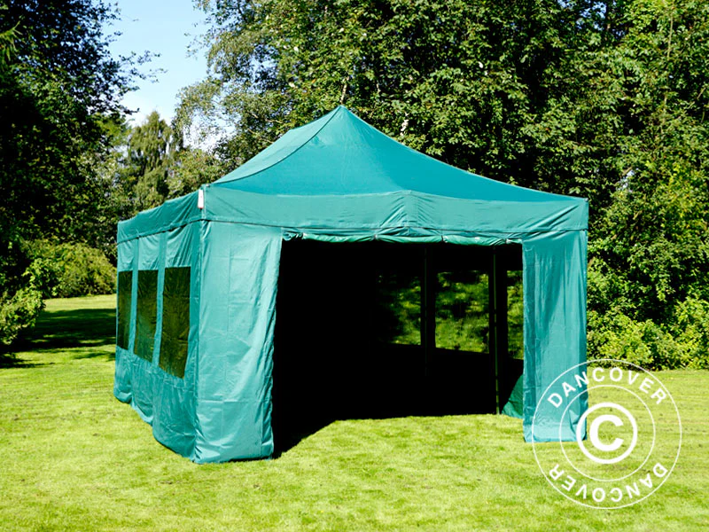 Foldetelt FleXtents Xtreme 50 4x6m Grøn, inkl. 8 sider - Image 14
