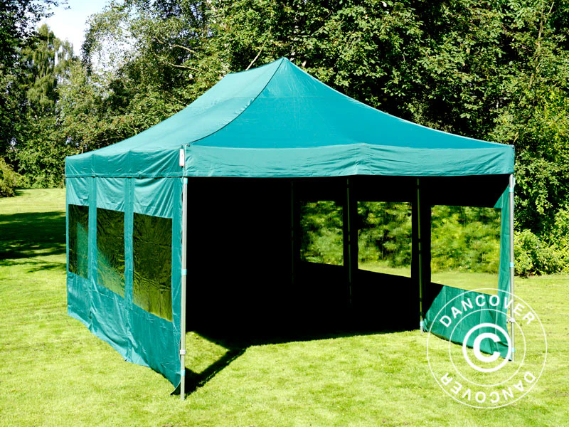 Foldetelt FleXtents Xtreme 50 4x6m Grøn, inkl. 8 sider - Image 16
