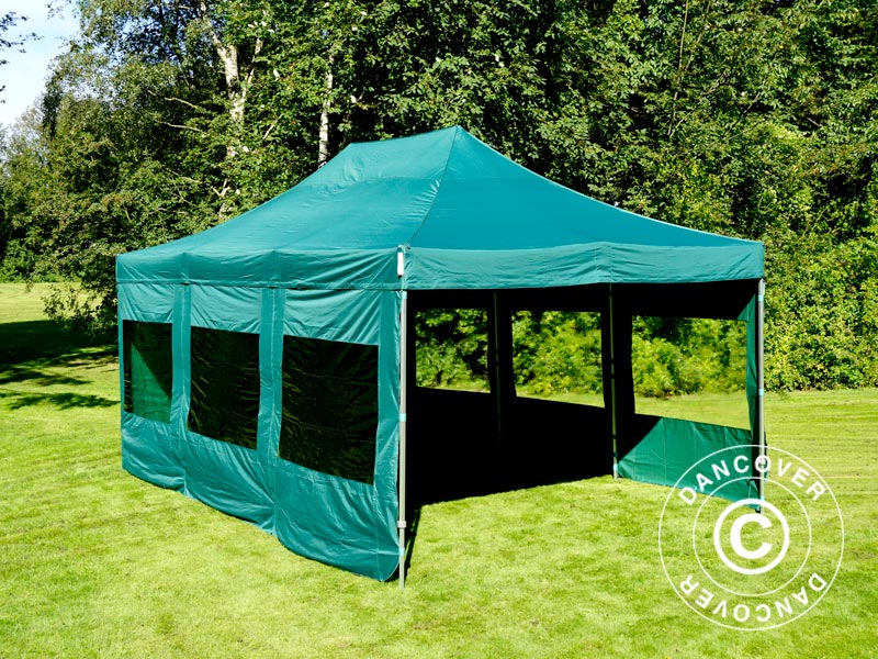 Foldetelt FleXtents Xtreme 50 4x6m Grøn, inkl. 8 sider - Image 17
