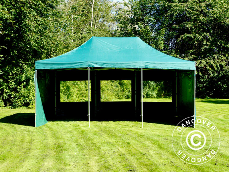 Foldetelt FleXtents Xtreme 50 4x6m Grøn, inkl. 8 sider - Image 18