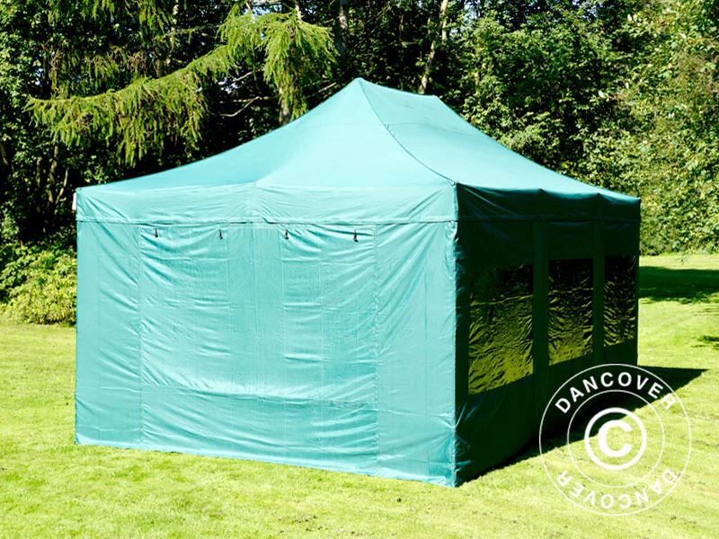 Foldetelt FleXtents Xtreme 50 4x6m Grøn, inkl. 8 sider - Image 27