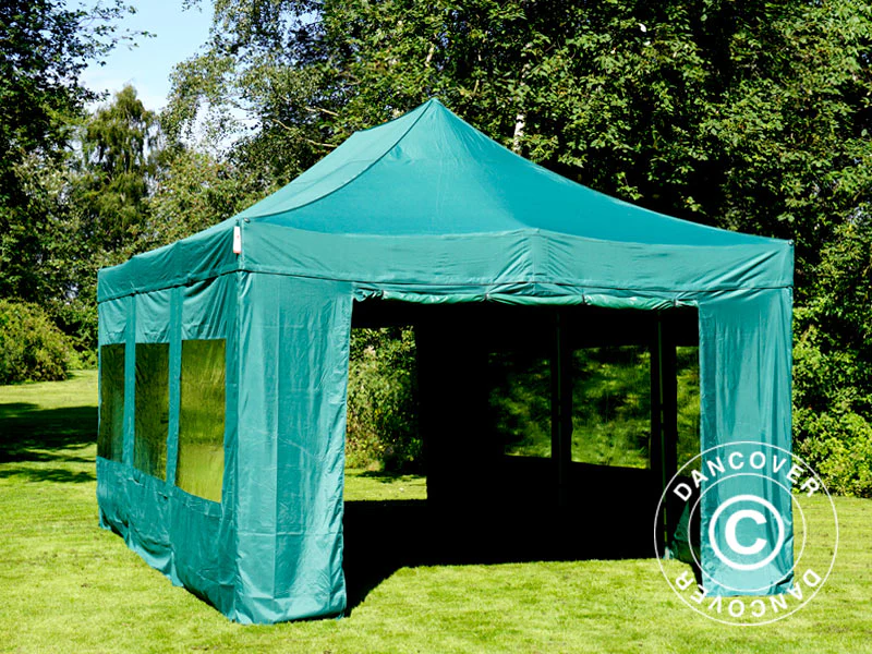 Foldetelt FleXtents Xtreme 50 4x6m Grøn, inkl. 8 sider - Image 6