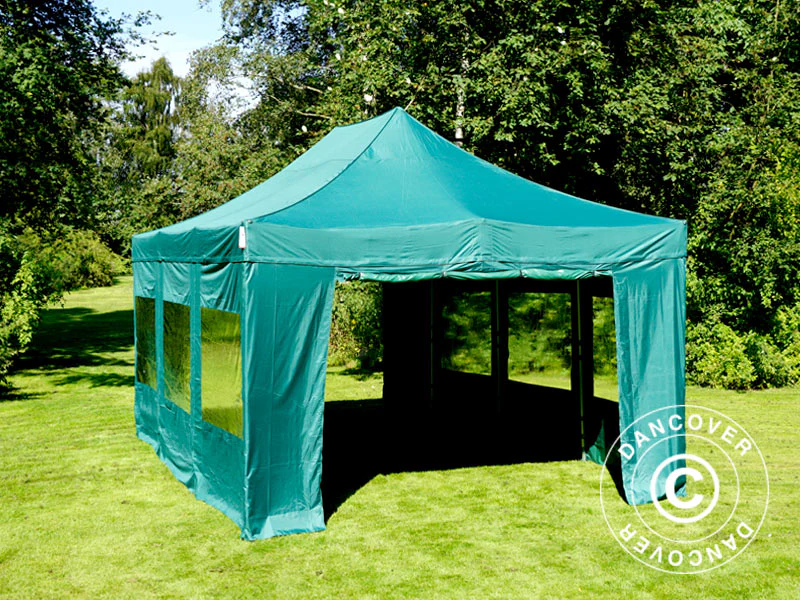 Foldetelt FleXtents Xtreme 50 4x6m Grøn, inkl. 8 sider - Image 7