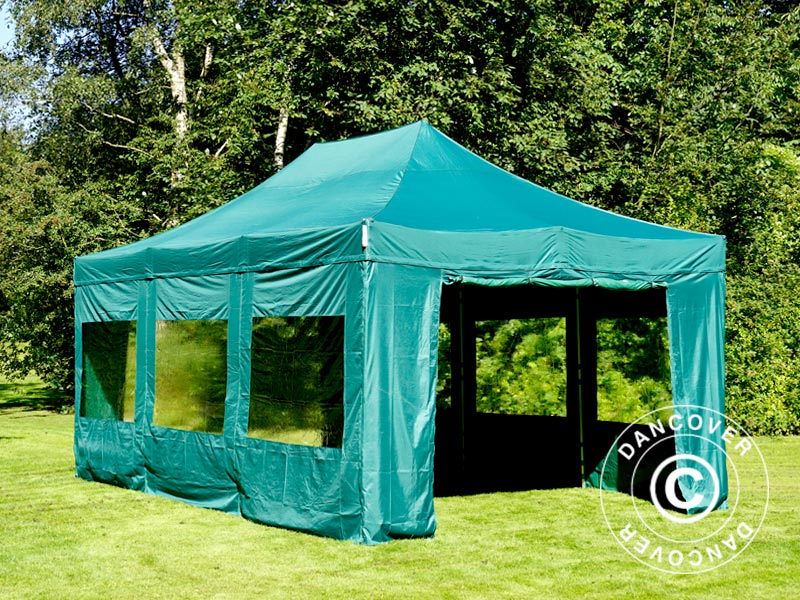 Foldetelt FleXtents Xtreme 50 4x6m Grøn, inkl. 8 sider - Image 8