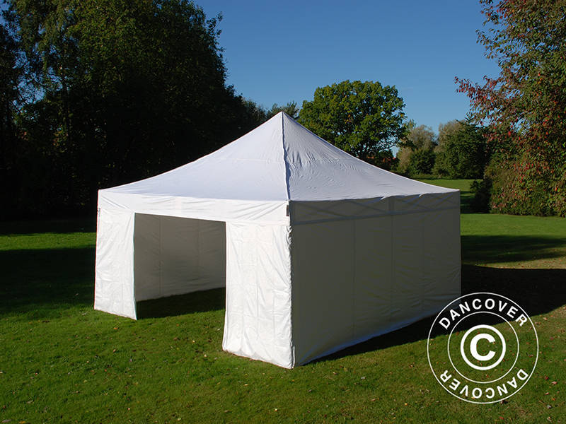 Foldetelt FleXtents Xtreme 50 5x5m Hvid, inkl. 4 sider - Image 6