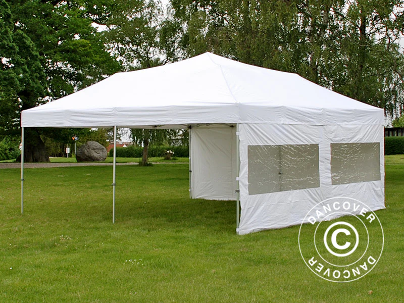 Foldetelt FleXtents Xtreme 50 6x6m Hvid, inkl. 8 sider - Image 10