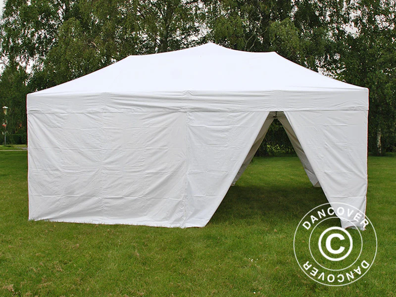 Foldetelt FleXtents Xtreme 50 6x6m Hvid, inkl. 8 sider - Image 11