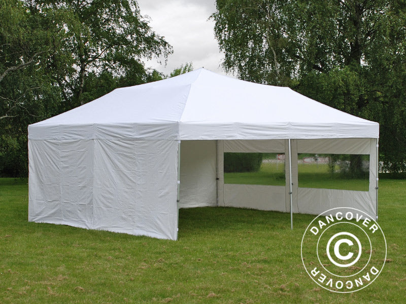 Foldetelt FleXtents Xtreme 50 6x6m Hvid, inkl. 8 sider - Image 7