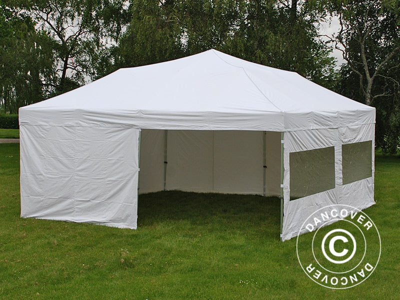 Foldetelt FleXtents Xtreme 50 6x6m Hvid, inkl. 8 sider - Image 8